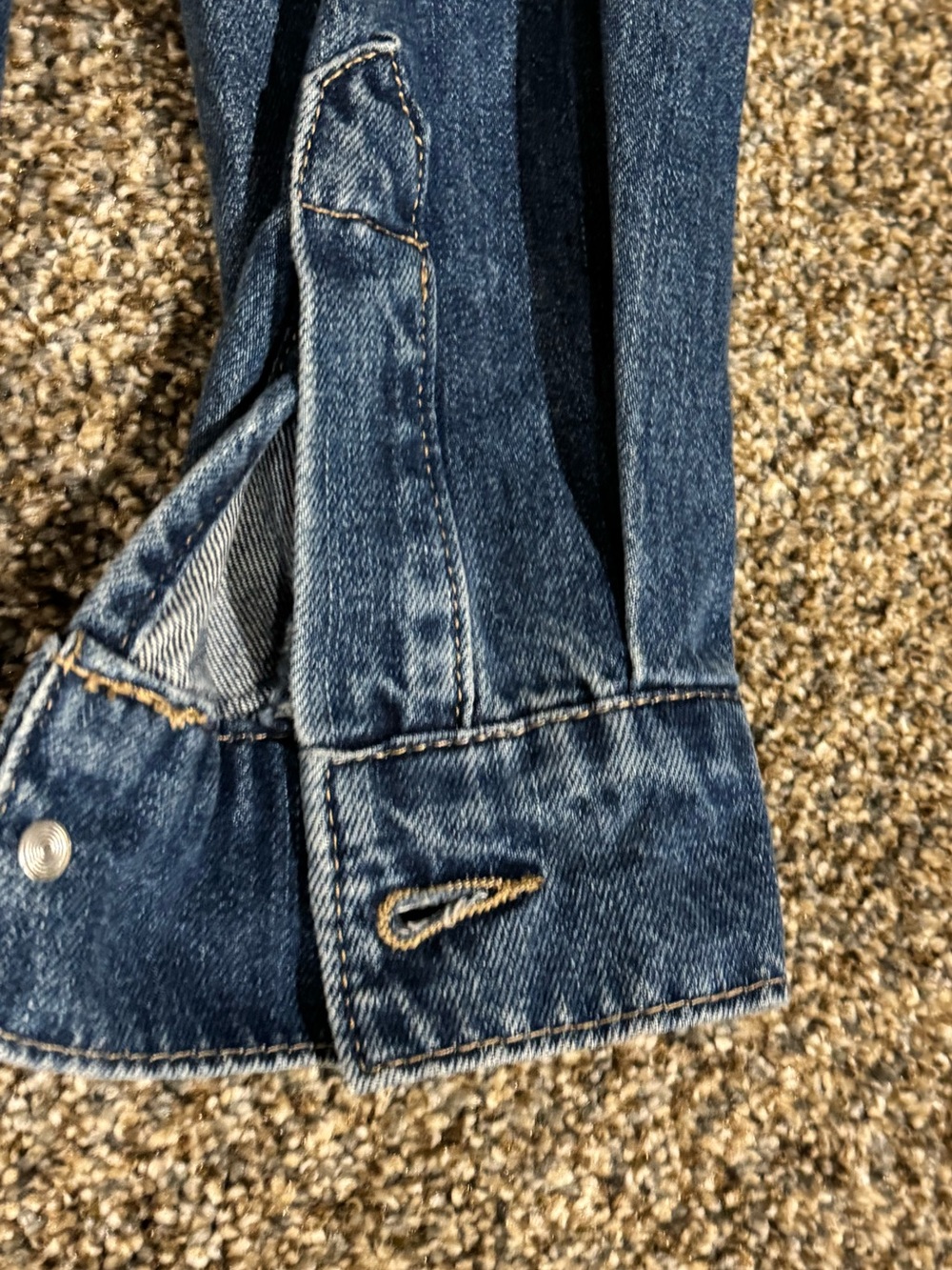 Forever 21 Women’s Denim Trucker Button-Front Mini Dress Medium Wash Size XL - Picture 12 of 14